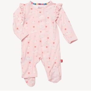 Swan of a Kind Magnetic Me Onesie